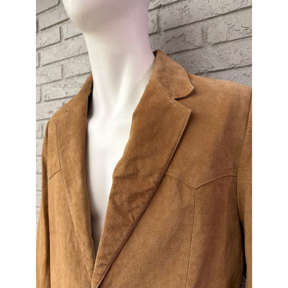 Vintage Scully Men’s Western Style Suede Leather Sportscoat Blazer Size 42 - Picture 8 of 16